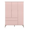 Roupeiro 3 Portas Rose Mei Jm Móveis Baby - 2