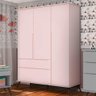 Roupeiro 3 Portas Rose Mei Jm Móveis Baby - 1