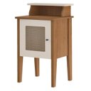 Ver imagem 1 de Mesa de Apoio Mdf Sala 43 Cm 4677 Cinamomo Off White Arly