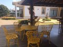 Ver imagem 5 de Poltrona Cadeira Viena em Alumínio Fundido Amarelo Jardim