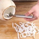 Ver mais imagens de Ralador de Coco Manual Raspador Frutas Aço Inox Multiuso