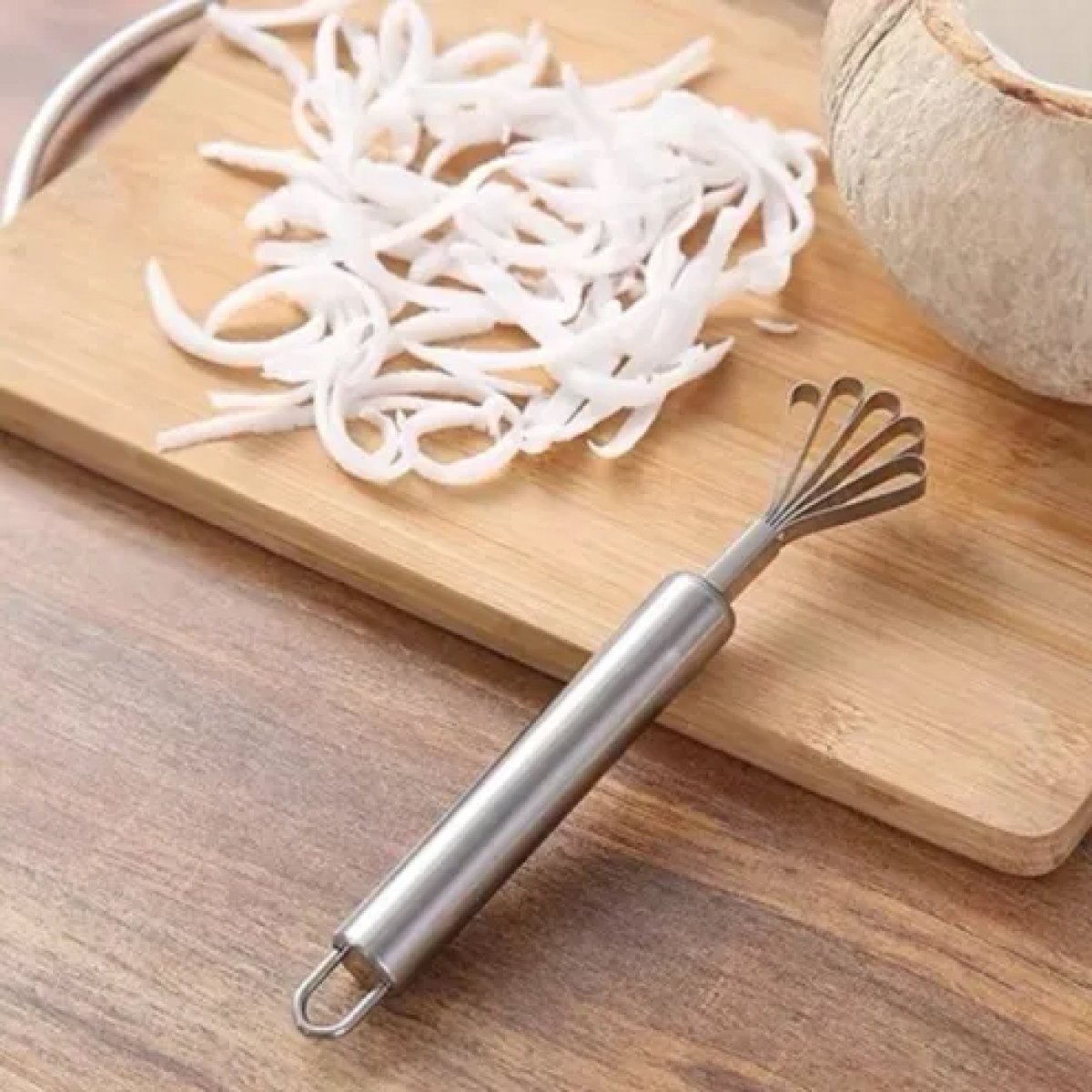 Ralador De Coco Manual Raspador Frutas Aço Inox Multiuso | MadeiraMadeira