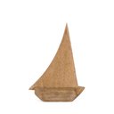 Ver imagem 1 de Escultura Decorativa Barco em Madeira 29cm 21910m Mart