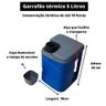 Kit Galão Garrafão Térmico + Bomba Automática Hidráulica Elétrica 20l - 5