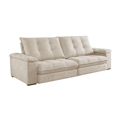 Sofá Dublin 02 Módulos de 80cm Br25cm Meu Sofá Online A294 Linho Creme