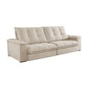 Ver imagem 1 de Sofá Dublin 02 Módulos de 80cm Br25cm Meu Sofá Online A294 Linho Creme