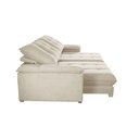 Ver imagem 4 de Sofá Dublin 02 Módulos de 80cm Br25cm Meu Sofá Online A294 Linho Creme