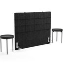 Ver imagem 7 de Cabeceira Cama Box Queen 160 cm Roma W01 Linho Chumbo - Lyam Decor