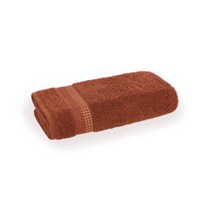 Toalha de Rosto Karsten Fio Cardado Dimer Jaspe/Salmão