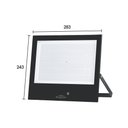 Ver imagem 2 de Refletor Blumenau Led Play Rgb 200w Preto Bivolt Rgb