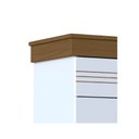 Ver imagem 4 de Cômoda England 4g Branco Brilho/freijó