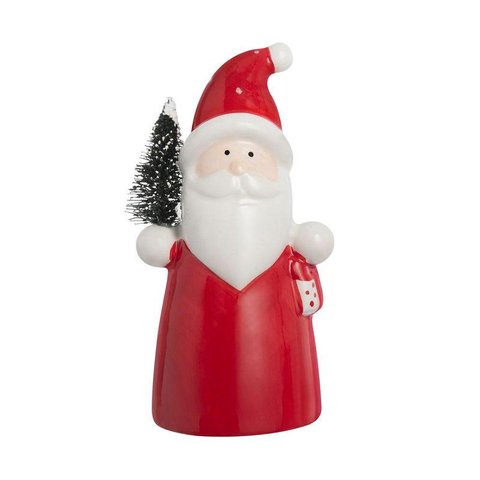 Adorno Home Style Santa Holiday Snowy 14 Cm