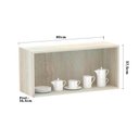 Ver imagem 2 de Armário Basculante Luciane 80cm 1 Porta Lis