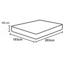 Ver imagem 2 de Lençol Unique Avulso de Baixo King com Elástico Micro Percal 400 Fios - Avelã