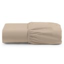 Ver imagem 1 de Lençol Unique Avulso de Baixo King com Elástico Micro Percal 400 Fios - Avelã