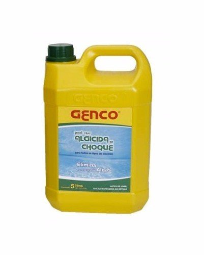 Eliminador De Algas Genco 5 Litros Algicida Choque - 1
