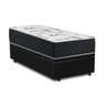 Cama Box Baú Solteiro Preta + Colchão de Espuma D33 Comfort Prime Comfort Maxx 88x188x72cm - 3