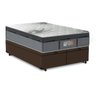 Cama Box Baú Queen Marrom + Colchão de Molas Ensacadas - Comfort Prime - New Aspen - 158x198x72cm - 3