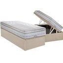 Ver imagem 1 de Cama Box Baú Solteiro: Colchão Molas Masterpocket Ensacadas Herval Maxspring American + Base Crc