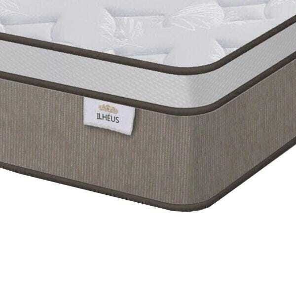 Cama Box Baú e Auxiliar Solteiro Marrom + Colchão Molas Ensacadas - Plumatex - Ilhéus - - 6
