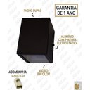 Ver imagem 2 de Arandela Alumínio 2 Fachos Externa para Lâmpada G9 - Preto