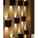 Ver imagem 4 de Arandela Alumínio 2 Fachos Externa para Lâmpada G9 - Preto