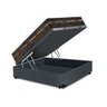 Cama Box Baú Viuva Cinza + Colchão Molas Superlastic Comfort Prime Coil Classic  - 4