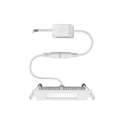 LuminÁRia Led Plafon Quadrada Embutir Downlight 6w / 2700k / Bivolt 48d6weqbm000- Elgin - 2 LuminÁRia Led Plafon Quadrada Embutir Downlight 6w / 2700k / Bivolt 48d6weqbm000- Elgin - 2