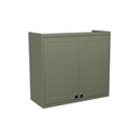 Ver imagem 1 de Armário Aéreo P/ Cozinha Évora Ph 3123 C/ 2 Portas 80cm Verde - Herval