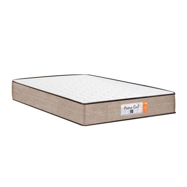 Cama Box Baú Casal Marrom + Colchão Molas Superlastic Comfort Prime Coil Crystal  - 5