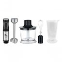 Ver imagem 2 de Mixer 3 em 1 com Misturadora Turbo Inox 1000W 5 Velocidades Preto 110V