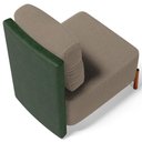 Ver imagem 2 de Kit 02 Poltronas Decorativas Sala de Estar Living Hungria L02 Couríssimo Verde Bouclê Bege - Lyam