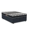 Cama Box Baú Queen Cinza + Colchão de Molas - Castor - Class Tecnopedic One Face 158x198x67cm - 3