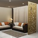 Ver imagem 2 de Painel Vazado Divisória Mdf Santorini Crú - 0,90x2,20m