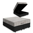 Ver imagem 1 de Box Baú com Colchão de Molas Ensacadas Ortobom Airtech Springpocket Queen 158cm