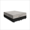 Ver imagem 1 de Cama Box Queen Preta + Colchão de Molas Ensacadas Ortobom Airtech Springpocket 158x198x65cm