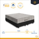 Ver imagem 2 de Cama Box Queen Preta + Colchão de Molas Ensacadas Ortobom Airtech Springpocket 158x198x65cm