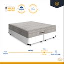 Ver imagem 2 de Cama Box Queen Branca + Colchão de Molas Ensacadas Ortobom Airtech Springpocket 158x198x65cm