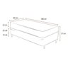 Cama Box Solteiro Branca + Colchão de Molas - Comfort Prime - Prime Dreams Classic - 88x188x57cm - 2