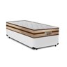 Cama Box Solteiro Branca + Colchão de Molas - Comfort Prime - Prime Dreams Classic - 88x188x57cm - 1