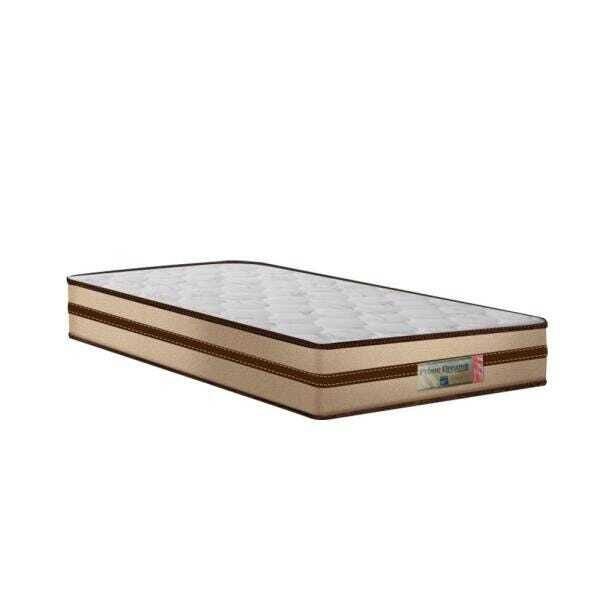 Cama Box Solteiro Branca + Colchão de Molas - Comfort Prime - Prime Dreams Classic - 88x188x57cm - 3