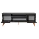 Ver imagem 7 de Rack para TV 150cm Retro MDF Grafite Dallas - On Móveis
