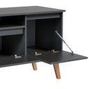 Ver mais imagens de Rack para TV 150cm Retro MDF Grafite Dallas - On Móveis