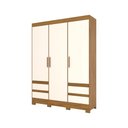 Ver imagem 1 de Guarda Roupa Casal 03 Portas 04 Gavetas B55 Briz