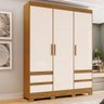 Guarda Roupa Casal 03 Portas 04 Gavetas B55 Briz - 2