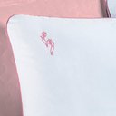 Ver imagem 3 de Jogo de Cama Lençol Percal 200 Fios 100% Algodão Liana Queen 04 Peças Branco
