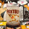 Caneca Chopp Tazmania Sextou Plastico Marrom 450ml - 2