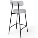 Ver imagem 7 de Kit 02 Banquetas Baixa para Cozinha Sala de Jantar Bancada Milão L02 Linho Cinza - lyam decor Lyam D