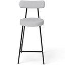 Ver imagem 5 de Kit 02 Banquetas Baixa para Cozinha Sala de Jantar Bancada Milão L02 Linho Cinza - lyam decor Lyam D