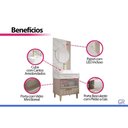 Ver imagem 4 de Conjunto Banheiro c/Esp Bariloche/Londres 70cm Platina MGM